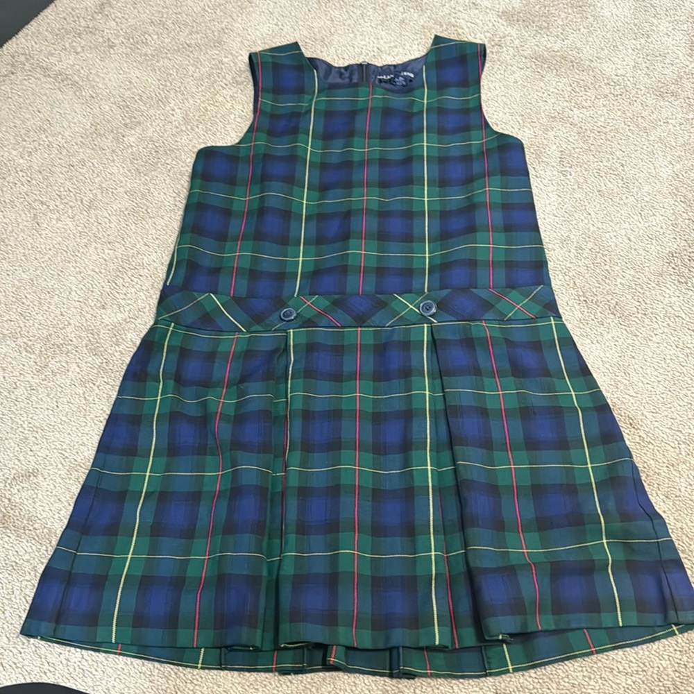 Lands’ End Plaid Uniform Jumper